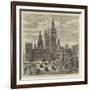 St Stephen's Club, on the Victoria Embankment, Westminster-Henry William Brewer-Framed Giclee Print