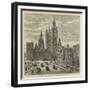 St Stephen's Club, on the Victoria Embankment, Westminster-Henry William Brewer-Framed Giclee Print