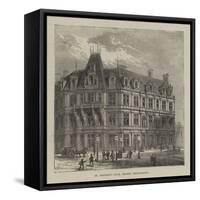 St Stephen's Club, Thames Embankment-null-Framed Stretched Canvas