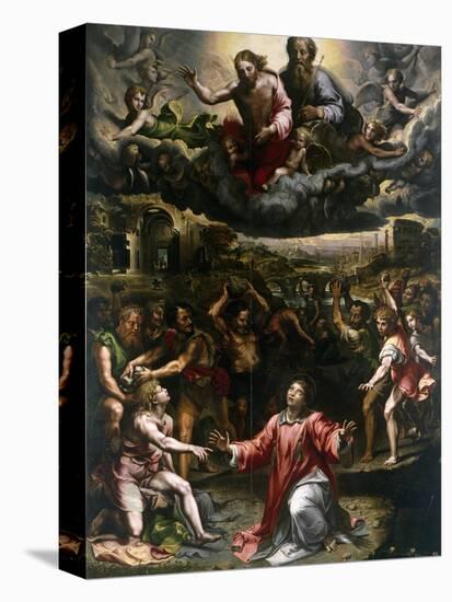 St Stephen's Martyrdom-Giulio Romano-Stretched Canvas