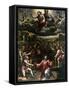 St Stephen's Martyrdom-Giulio Romano-Framed Stretched Canvas