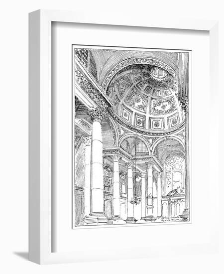 St Stephen's Walbrook, 1899-Reginald Blomfield-Framed Giclee Print