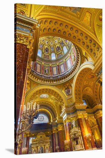 St. Stephens Cathedral, Budapest, Hungary.-William Perry-Stretched Canvas