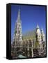 St Stephens Cathedral, (Stephansdom), Vienna, Austria-Peter Thompson-Framed Stretched Canvas