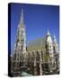 St Stephens Cathedral, (Stephansdom), Vienna, Austria-Peter Thompson-Stretched Canvas