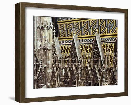 St Stephens Cathedral, (Stephansdom), Vienna, Austria-Peter Thompson-Framed Photographic Print