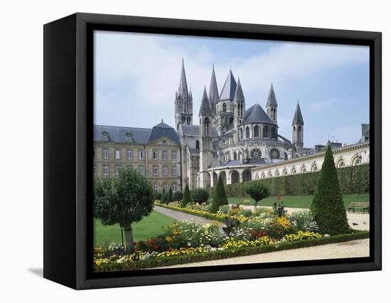 St. Stephens Christian Church, Abbaye Aux Hommes, Caen, Basse Normandie (Normandy), France-Philip Craven-Framed Stretched Canvas