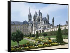 St. Stephens Christian Church, Abbaye Aux Hommes, Caen, Basse Normandie (Normandy), France-Philip Craven-Framed Stretched Canvas