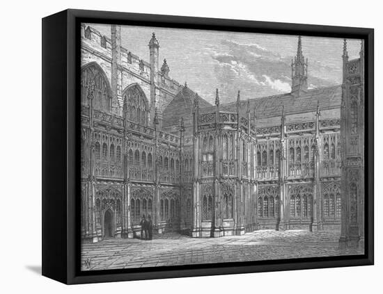 St Stephens Cloisters, 1897-null-Framed Stretched Canvas