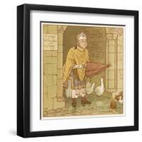 St Swithin, Dudley, Maxims-Robert Dudley-Framed Art Print