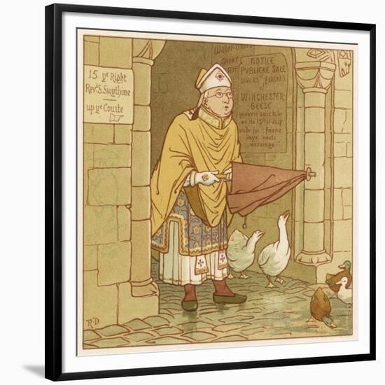 St Swithin, Dudley, Maxims-Robert Dudley-Framed Premium Giclee Print