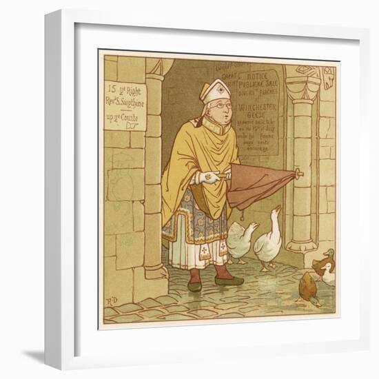 St Swithin, Dudley, Maxims-Robert Dudley-Framed Art Print