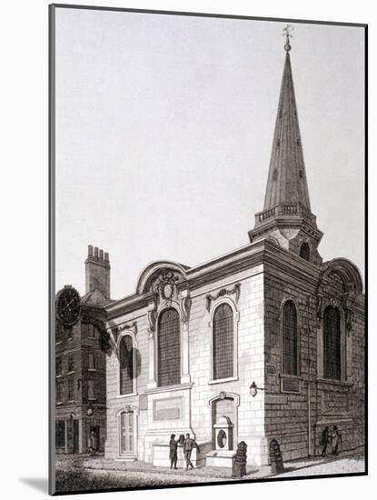 St Swithin London Stone, London, 1812-Joseph Skelton-Mounted Giclee Print