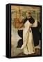 St. Telmo, Detail from Virgin of Navigators, 1531-1536-Alejo Fernandez-Framed Stretched Canvas