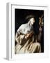 St Teresa of Avila before the Cross, C1621-1663-Guido Cagnacci-Framed Giclee Print