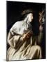 St Teresa of Avila before the Cross, C1621-1663-Guido Cagnacci-Mounted Giclee Print