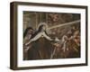 St Teresa Receiving the Eucharist-Niccolo Bambini-Framed Giclee Print