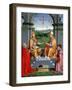 St. Thomas a Becket and St. Martin of Tours with Archbishop Giovanni Pietro Arrivabene-Timoteo Viti-Framed Giclee Print