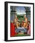 St. Thomas a Becket and St. Martin of Tours with Archbishop Giovanni Pietro Arrivabene-Timoteo Viti-Framed Giclee Print