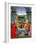 St. Thomas a Becket and St. Martin of Tours with Archbishop Giovanni Pietro Arrivabene-Timoteo Viti-Framed Giclee Print