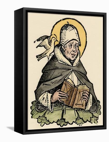 St Thomas Aquinas, 13th Century Italian Philosopher and Theologian-null-Framed Stretched Canvas