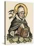 St Thomas Aquinas, 13th Century Italian Philosopher and Theologian-null-Stretched Canvas