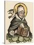 St Thomas Aquinas, 13th Century Italian Philosopher and Theologian-null-Stretched Canvas