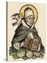 St Thomas Aquinas, 13th Century Italian Philosopher and Theologian-null-Stretched Canvas