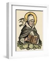 St Thomas Aquinas, 13th Century Italian Philosopher and Theologian-null-Framed Giclee Print