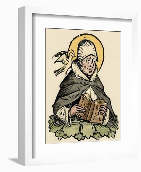 St Thomas Aquinas, 13th Century Italian Philosopher and Theologian-null-Framed Giclee Print