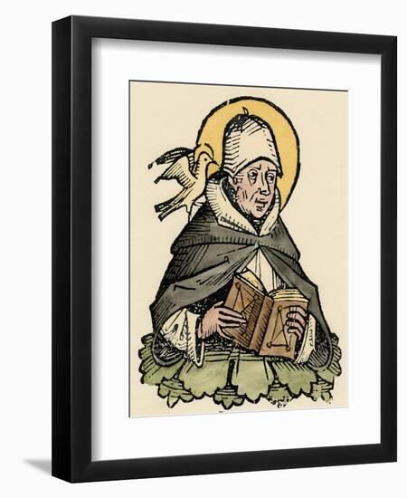 St Thomas Aquinas, 13th Century Italian Philosopher and Theologian-null-Framed Premium Giclee Print