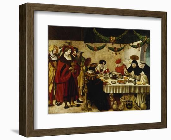 St. Thomas Aquinas and Louis IX-Nikolai Astrup-Framed Giclee Print