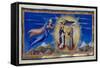 St Thomas Aquinas and Saints-Diovanni di Paolo-Framed Stretched Canvas