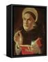 St.Thomas Aquinas (Oil on Panel)-Sandro Botticelli-Framed Stretched Canvas