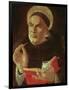 St.Thomas Aquinas (Oil on Panel)-Sandro Botticelli-Framed Giclee Print