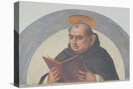 St. Thomas Aquinas Reading, circa 1510-11-Fra Bartolommeo-Stretched Canvas