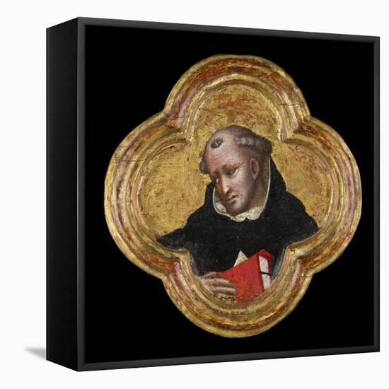 St. Thomas Aquinas (Tempera on Panel)-Dalmasio di Jacopo Scannabecchi-Framed Stretched Canvas