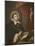 St. Thomas Aquinas Writing before the Crucifix-Antonio Rodriguez-Mounted Giclee Print