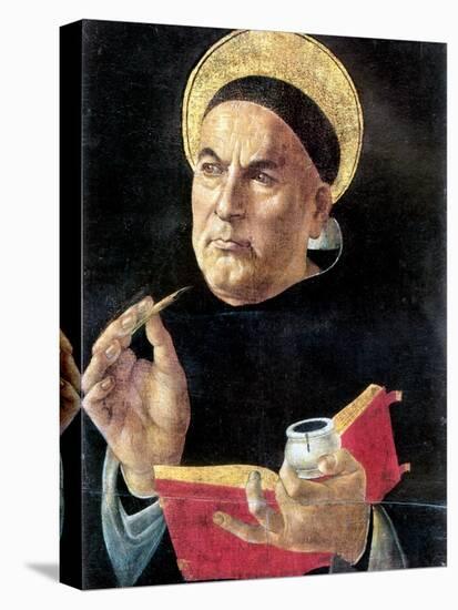 St. Thomas Aquinas-Sandro Botticelli-Stretched Canvas