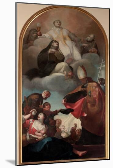 St. Thomas from Villanova-Felice Boscarati-Mounted Giclee Print