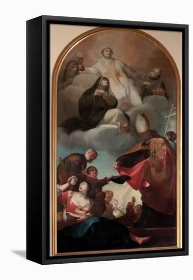 St. Thomas from Villanova-Felice Boscarati-Framed Stretched Canvas