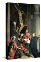 St. Thomas in Prayer-Santi Di Tito-Stretched Canvas