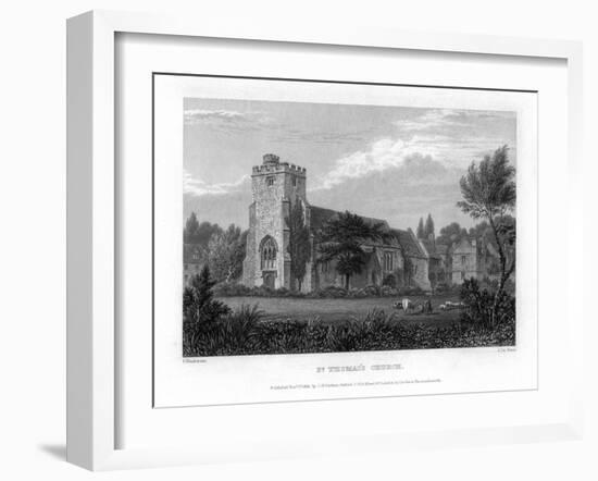 St Thomas's Church, Oxford, 1835-John Le Keux-Framed Giclee Print