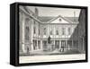 St Thomas's Hospital and Statue of King Edward VI-Thomas Hosmer Shepherd-Framed Stretched Canvas