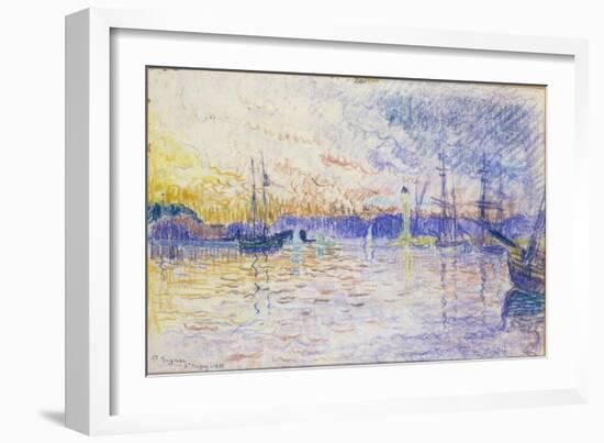 St Tropez, 1901-Paul Signac-Framed Giclee Print