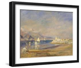 St Tropez, France-Pierre-Auguste Renoir-Framed Premium Giclee Print