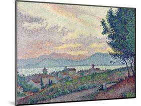St. Tropez, Pinewood, 1896-Paul Signac-Mounted Premium Giclee Print