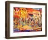 St. Tropez Promenade-Peter Graham-Framed Giclee Print