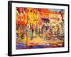 St. Tropez Promenade-Peter Graham-Framed Giclee Print