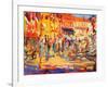 St. Tropez Promenade-Peter Graham-Framed Giclee Print